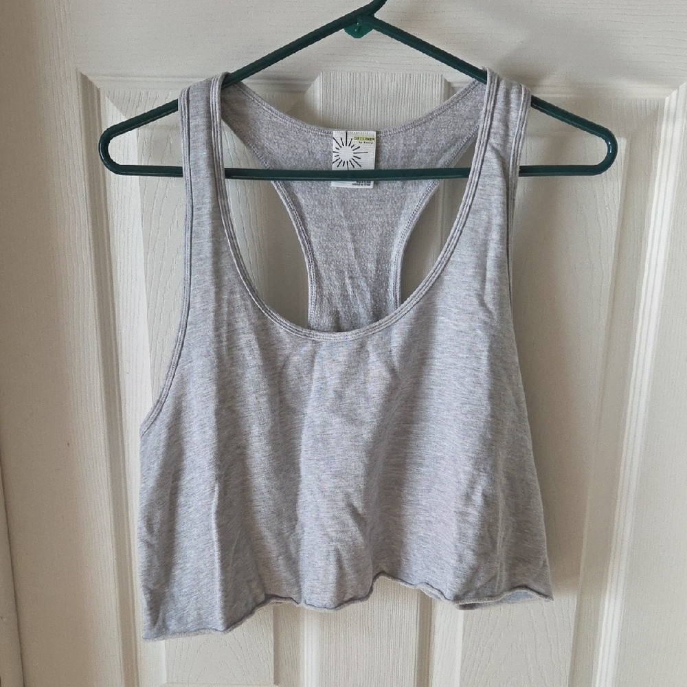 Aerie Light Gray Tank Top